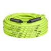 Flexzilla Air Hose, 1/4 In. x 100'., 1/4 In. MNPT Fittings, Heavy Duty, Lightweight, Hybrid, Zillagreen - HFZ14100YW2 Flexzilla 1/4" (inches) x 100' (feet) Coupler and Plug 30 61TnfmNTZeL
