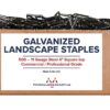 Pinnacle Mercantile USA Made 500-4 Inch Galvanized Garden Landscape Fabric Anchor Staples Thick 11 Gauge Steel Alloy Steel 13 61Tnn5jE1TL