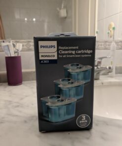 Philips Norelco Cleaning Cartridges for SmartClean System, 3 Count, JC303/52 19 61TocgCqzL