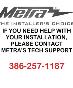 Alternative view of Metra 70-5521 Radio Wiring Harness for Ford 03-Up Amp, computer Standard Packaging