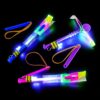 Dozen Light Up LED Slingshot Style Flying Helicopter Toy 21 61TrGQfG6TL