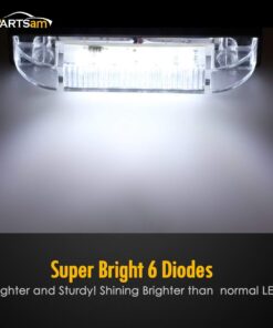 Partsam 6Pcs 4 Inch Marine Boat Light, Slim Line White 9 LED Utility Strip Light Bar, Sealed Waterproof LED Marker Lights for Truck Trailer Camper RV Pickup Car, Under Hood Lights, Dome Lights 18 61TtFHsFZ L