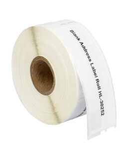 HOUSELABELS Compatible DYMO 30252 Address Labels (1-1/8" x 3-1/2") Compatible with Rollo, Some DYMO LW Printers, 12 Rolls / 350 Labels per Roll 12 61Ttl2n6tCL