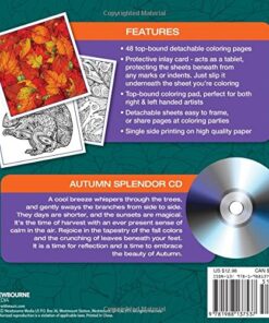 Alternative view of Autumn Splendor Adult Coloring Book With Bonus Relaxation Music CD Included: Color With Music