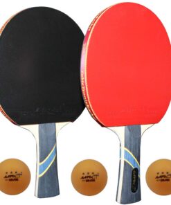 Alternative view of MAPOL 2 Pack of 4 Star Professional Ping Pong Paddle Advanced Training Table Tennis Racket with Carry Case