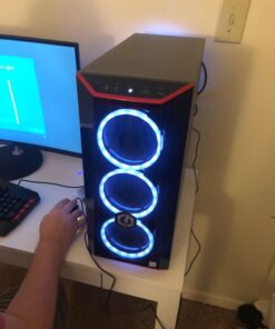 CyberpowerPC Gamer Xtreme VR Gaming PC, Intel Core i7-9700F 3.0GHz, NVIDIA GeForce GTX 1660 6GB, 16GB DDR4, 120GB SSD, 1TB HDD, Wi-Fi Ready & Windows 10 Home (GXiVR8560A, Black) Processor: Intel Core i7-9700F Storage: 120GB SSD/1TB HDD 23 61TwYifshfL