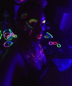 Creative Converting 318135 All Over Print Plastic Tablecover, 54 x 102, Glow Party 1 9 61TwvatVLhL