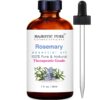 MAJESTIC PURE Rosemary Essential Oil, Premium Grade, Pure and Natural, for Aromatherapy, Massage, Topical & Household Uses, 1 fl oz 1 Fl Oz (Pack of 1) 11 61Txm WeTQL