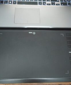 Graphics Drawing Tablet, UGEE M708 10 x 6 inch Large Drawing Tablet with 8 Hot Keys, Passive Stylus of 8192 Levels Pressure, UGEE M708 Graphics Tablet for Paint, Design, Art Creation Sketch Black 54 61TxriIydoL