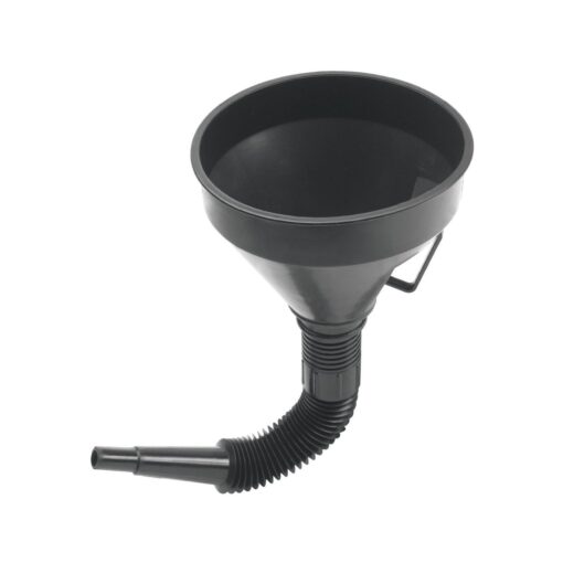 Engine Oil, Fluids, Gasoline, Liquids, Kerosene Funnel with Flexible Spout Extension Black