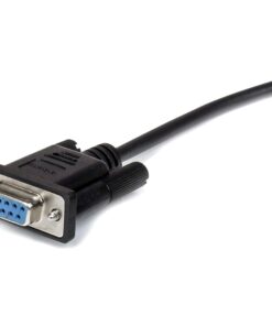 StarTech.com 3m Black Straight Through DB9 RS232 Serial Cable - DB9 RS232 Serial Extension Cable - Male to Female Cable (MXT1003MBK), 10 ft / 3m 6 61U11LvEK5L
