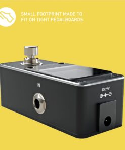 KLIQ TinyTune Tuner Pedal for Guitar and Bass - Mini - Chromatic - with Pitch Calibration and Flat Tuning (Power Supply Required) 28 61U11jkHOfL