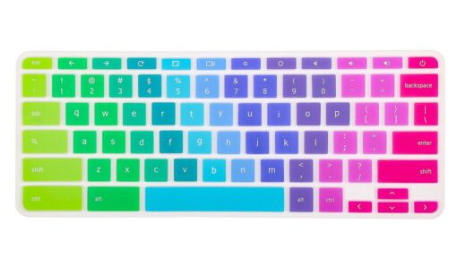 Keyboard Cover Skin Compatible Acer Chromebook R 11 CB5-132T CB3-131, Acer Chromebook R 13 CB5-312T,Acer Premium R11, Acer Chromebook 14 CB3-431 CP5-471,Acer Chromebook 15 CB3-531 CB5-571 C910,Rainbow Rainbow