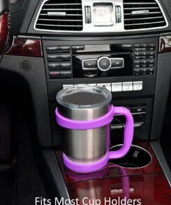 F-32 Handle - 19 COLORS - 30oz Size - Compatible with 30 oz YETI and 30 oz. OZARK TRAIL Tumbler Travel Mug (30OZ, COOL PURPLE (PINKISH PURPLE)) 30ozCool Purple (Pinkish Purple) 30.0 ounces 28 61U2EhWQAYS