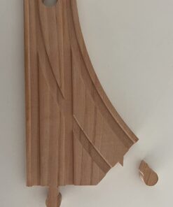 Wooden Train Track 52 Piece Set - 18 Feet Of Track Expansion And 5 Distinct Pieces - 100% Compatible with All Major Brands Including Thomas Wooden Railway System - by Right Track Toys, T 59 61U5Xz4MK2L