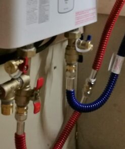 Alternative view of Watts 3/4-LFTWH-FT-HCN-RV Tankless Water Heater Service Valve Kit, with Pressure Relief Valve, Lead Free