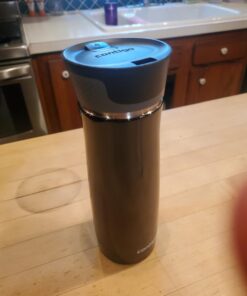 Contigo West Loop Stainless Steel Vacuum-Insulated Travel Mug with Spill-Proof Lid, Keeps Drinks Hot up to 5 Hours and Cold up to 12 Hours, 20oz Black 22 61U8w9pgL5L