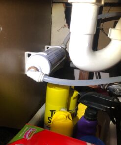 Watts Inline Water Filter 20,000 gallon Capacity- Inline Filter for refrigerator, Ice Maker, Under Sink, and Reduces Bad Taste, Odors, Chlorine and Sediment in Drinking Water 49 61UAIFlsGCL