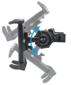 Accessory Basics EasyAdjust cymbal Microphone Mic Stand Tablet Mount for Most Tablets & Large Size Cell Phones Smartphone (Zoom Compatible) 25 61UAQG64L