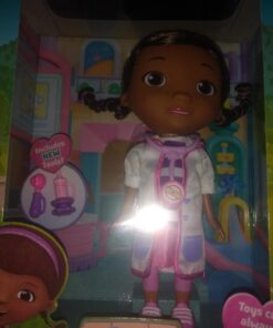 Doc McStuffins Toy Hospital Doc 8.5 Inch Articulated Doll with Doctor Accessories, Kids Toys for Ages 3 Up by Just Play 22 61UBNxqrCqL