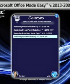 TEACHUCOMP Video Training Tutorial for Microsoft Office 2013 and 2010 DVD-ROM Course and PDF Manuals 11 61UBsxv4tDL
