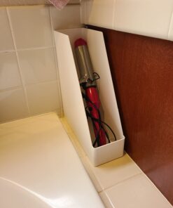 Amazon Basics Rectangular Plastic Desk Organizer, Magazine Rack, White, 2-Pack Magazine Rack, 2-Pack 25 61UCLOf0tUL