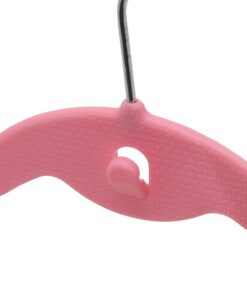 BriaUSA Cascade Hangers Pink Steel Swivel Hooks -Slim, Sturdy Saves You Extra Space - Set of 10 10 61UCzZt4DiL