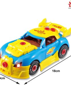 Racing Car Kit For Kids Take Apart Toys with Electric Drill with Lights and Sounds - Build Your Own Toy Car For Boys & Girls age 3, 4, 5, 6 yrs - 12 years old Best Birthday Christmas Gift For Kids 7 61UDjS68AnL