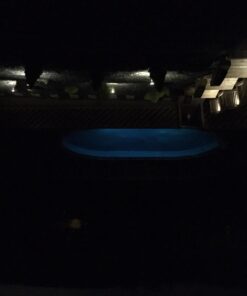 GAME 4306-BB Magnetic LED Changing Pool Wall Light with Remote Control 100% Waterproof & Submersible, 3", 12 Colors Plus 4 Modes 30 61UDkwdaamL