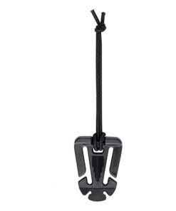 BOOSTEADY Pack of 10 Tactical Gear Clip Molle Web Dominators for Outdoor Hydration Tube Backpack Straps Management with Zippered Pouch Black 14 61UDpnKdmwL