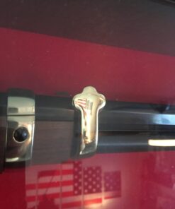 Allen Company Shotgun and Rifle Brass Wall Mount Hooks - Heavy-Duty Gun Rack - Shooting Accessories for Home - Comes with Four Brass-Plated Screws - One Pair 50 61UEvgkHySL