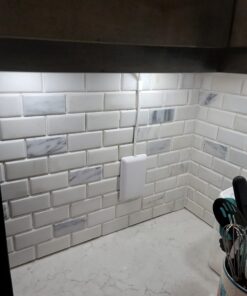 Sleek Socket - The Original & Patented Mounted TV Ultra-Thin Outlet Concealer with Cord Concealer Kit, 2 Outlet, 4-Foot Cord, Universal Size (No More Drilling Holes in Wall to Hide Mounted TV Cord) TV mount - single 36 61UFqpwYREL