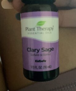 Plant Therapy Clary Sage Essential Oil 100% Pure, Undiluted, Natural Aromatherapy, Therapeutic Grade 10 mL (1/3 oz) 0.33 Fl Oz (Pack of 1) 32 61UJPk1NaSL