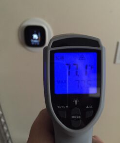 Etekcity Digital Thermometers Non-contact-58°F ~1022°F (-50°C ~ 550°C) ith Adjustable Emissivity & Max Measure for Meat Refrigerator Pool Oven, Blue 83 61UKInTtWNL