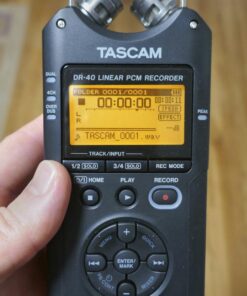 Tascam, 4 AD Converter, usb2.0, Black, DR-40 25 61UL1s4S2tL