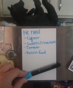 Dry Erase Reusable Sticky Notes | 4x6 12-Pack | 2-Year Re-Stickable & Erasable Post Notes | Smudge-Free Tackie Marker | Made in the USA by M.C. Squares 32 61ULW1cp2KL 3