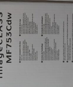 Canon® imageCLASS® MF753Cdw Wireless Laser All-In-One Color Printer 104 61ULW7w4tAL