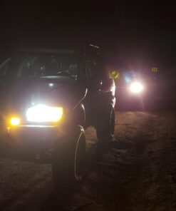 Nilight - 60001S-C LED Light Bar 4PCS 18W 1260lm Spot LED Pods Driving Fog Light Off Road Lights Bar Jeep Lamp,2 Years Warranty 4PCS 18W Light Bar 42 61UNE87k22L