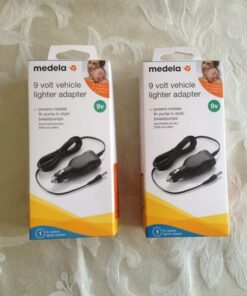 Medela Breast Pump Car Charger, 9 Volt Vehicle Adaptor, Authentic Medela Spare Part, Compatible with all 9V Pump in Style Advanced Breastpumps Original Version 15 61UNQcsbP1L