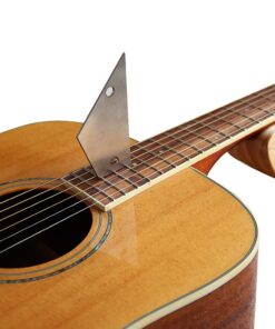 URlighting Guitar Luthier Tool Set (7 Pcs), Clean and Polish Tool - 1 Pcs Guitar Fret Crowning File, 1 Pcs Fret Rocker Leveling Tool, 2 Pcs Fingerboard Guards, 2 Sheets Sanding Paper, with Carry Bag 14 61UNtlOXtJL