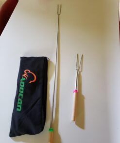 Aoocan Marshmallow Roasting Sticks, Smores Sticks for Fire Pit, Set of 8 Telescoping Rotating Smores Skewers - Hot Dog Roasting Sticks for Campfire, Camping, Bonfire and Grill Roasting Sticks set of 8 33 61UP7dHfBXL