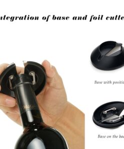 Wine Opener,Sweet decorations Stainless Steel Electric Wine Opener Foil Cutter (Stainless Steel) Sliver 10 61UQmuCyGML