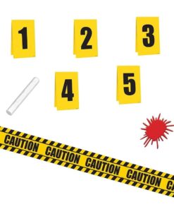 Crime Scene Decorating Kit - 13"x7" ( Pack of 10) - Unleash Your Inner Detective with this Party Decor Set - Perfect for Murder Mystery Soirees & Thrilling Celebrations 4 61UQvgx9hFS