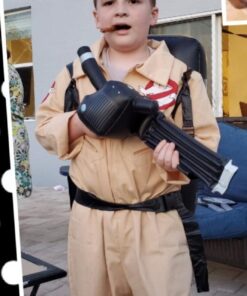 Ghostbuster Deluxe Child's Costume with Blow Up Proton Pack, Medium 27 61UR4RayaL