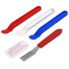 Scotty Peelers Label & Sticker Remover - 3 Plastic Red, White, Blue and 1 Metal Blade with Cover 1-Pack 64 61USTBrA8L