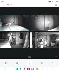 Zmodo Outdoor Security Cameras Wifi - 1080p Full HD Surveillance Cameras for Home Security with Night Vision, IP 66 Weatherproof, Plug-In, Motion Detection, 4 Pack 4 Count (Pack of 4) 41 61USVHNN9tL