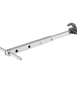 RIDGID 31175 Model 1017 Fold Over Basin Adjustable 10" To 17" Pipe Wrench, Silver, Made In The USA 3/8 - 1-1/4 24 61USih hFEL