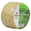 Wellington Cordage 11345 1/4-Inch X 100-Feet Natural Fiber Twisted Sisal Strand Rope / Twine 12 61UTpVtgQkL