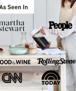 Takeya Cold Brew Coffee Maker with Black Lid Pitcher, 1 qt 29 61UTs2L lCL