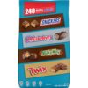 SNICKERS, TWIX, MILKY WAY & 3 MUSKETEERS Variety Pack Super Bowl Milk Chocolate Candy Bars Assortment, 240 Pieces Bag 45 61UUBIerVRL
